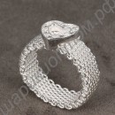 Кольцо Love imitation Diamond Net Heart 